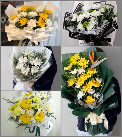 陕西铜川市印台区阿庄镇白事花束代送